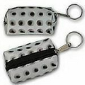 White/Black Globi 3D Lenticular Key Chain Purse (Stock)